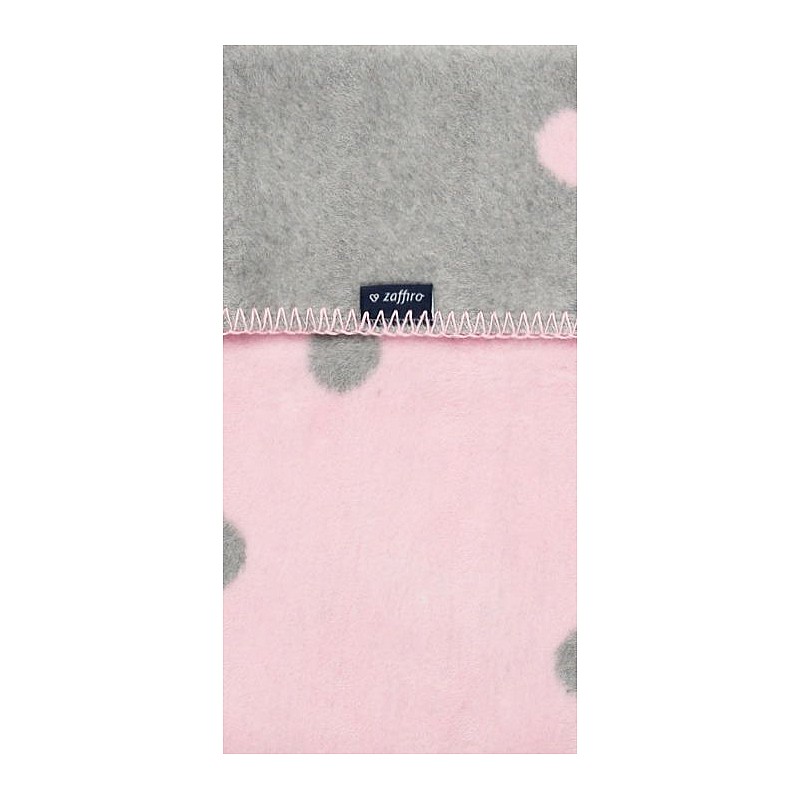 Pea WOMAR plaid 100 * 150 cm, pink gray +