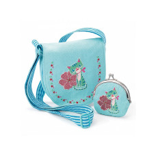 Charms - Embroidered kitten bag and purse