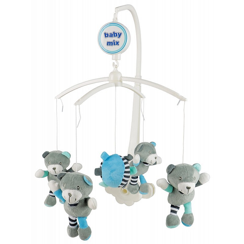 BABY MIX Musical carousel soft toys 0m+ BEARS TK/485М