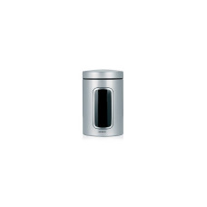 BRABANTIA kārba ar lodziņu,1.4 l Metallic Grey