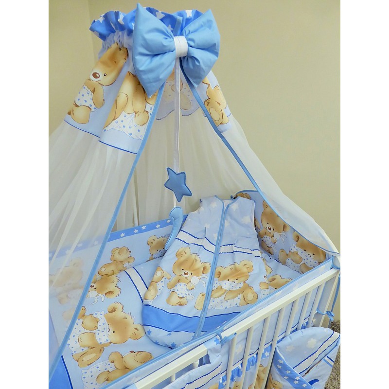 ANKRAS MIKA protector for crib rungs 360cm blue