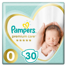 Pampers Premium Care S0 (Premature), 1-2.5 kg, 30 pcs.