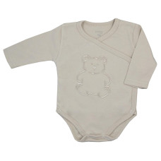 KOALA BABY MIŠ Body with long sleaves 09-396 56 size, beige