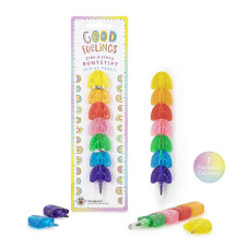 TRENDHAUS Good Feelings - Rainbow Stacking Multi-Coloured Pencil (7 colors) TH956309