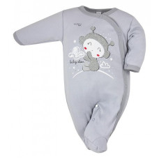 KOALA CLOUDS romper with long sleeves size 68 06-047 gray