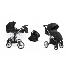 BABYACTIVE MOMMY Glossy universal carriage 3in1, Silver