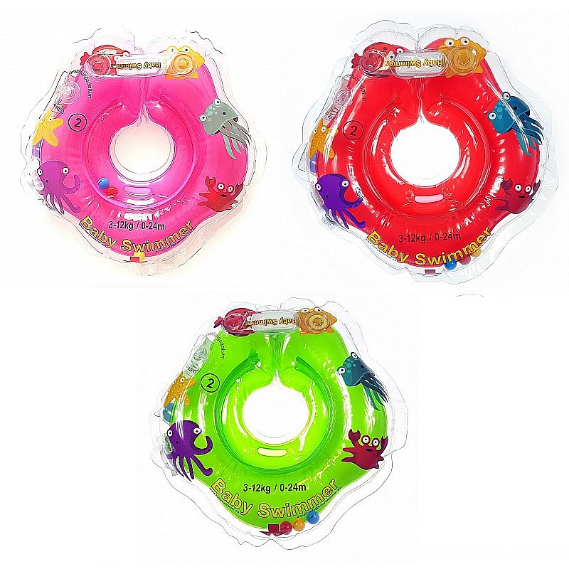 Baby Swimmer Inflatable rings for babies without rattle 3-12 kg (0-24 month) BS01O