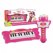 BONTEMPI 22 taustiņu elektroniskās tastatūras iGirl un karaoke mikrofona komplekts, 60 2171