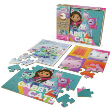 SPINMASTER GAMES puzzle set "Gabbys Dollhouse", 3 puzles, 6066549