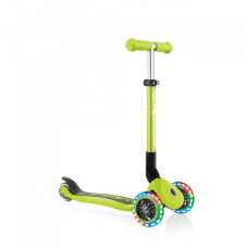 GLOBBER 3-wheels scooter Junior Foldable Fantasy Lights, lime green, 437-106