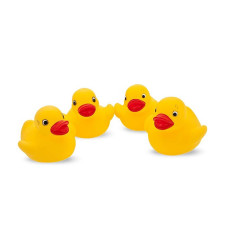 TULLO Rubber Ducks toys for bath 4 pieces. 012A