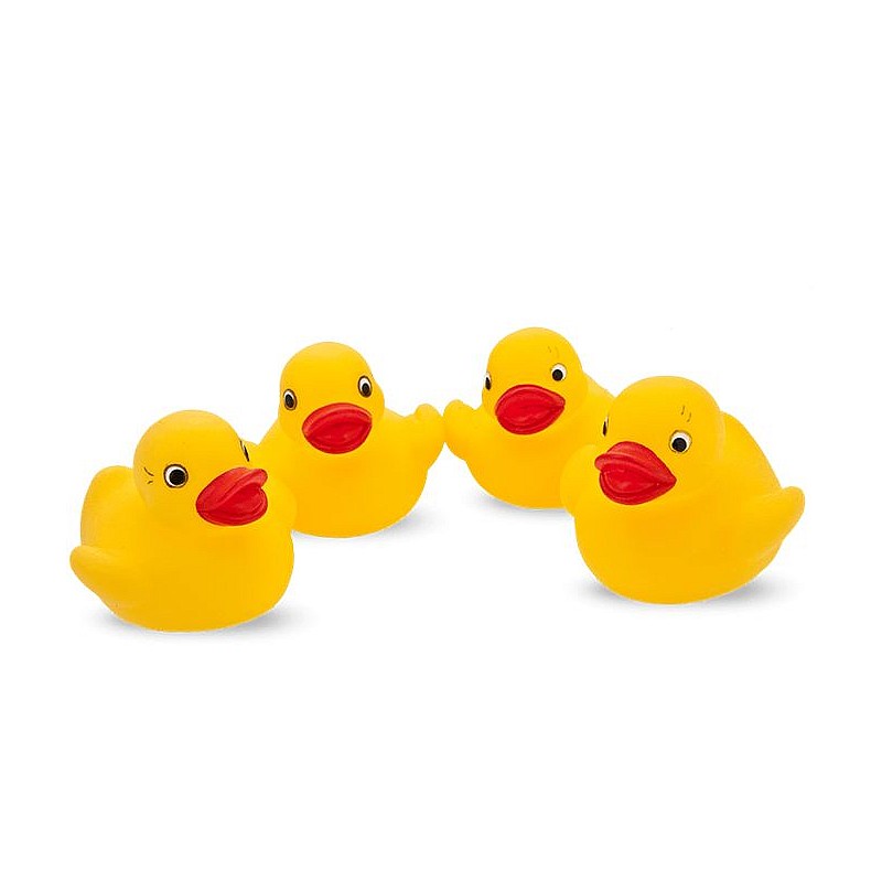 TULLO Rubber Ducks toys for bath 4 pieces. 012A