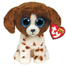 TY Beanie Boos soft toy MUDDLES brown/white dog TY36249