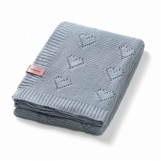 Babyono bamboo knitted blanket blue 1478/02