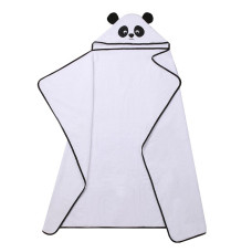 DUET BABY Hooded Towel ANIMALS 100x120cm, 326 (743262) PANDA white