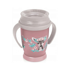 LOVI Non-flowing cup 360° WILD SOUL GIRL, 250 ml, 9m+, 1/604