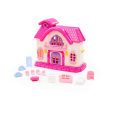 POLESIE Fairy Tale doll house with furniture set, 12 pcs (bag) P 78261