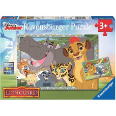 Ravensburger Puzzle Lion King 2x12, 075997 IZPĀRDOŠANA