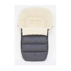 WOMAR Nordic Melanz sleeping bag on a sheepskin N77, 04 NAVY BLUE