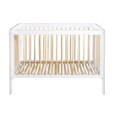 TROLL LUKAS cot 120x60cm White/Natural COT-LU0514