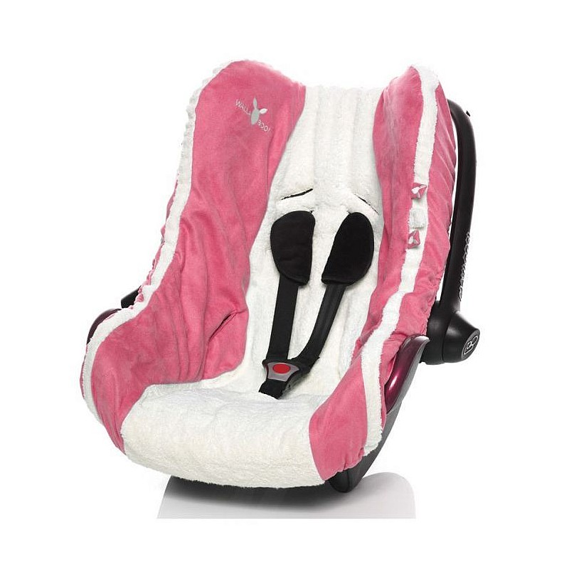 WALLABOO Cover in Car Seat 0-13kg, sweet pink