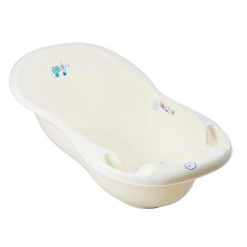 TEGA BABY DOG and CAT baby bath with 102cm drainage system, PK-005 light yellow