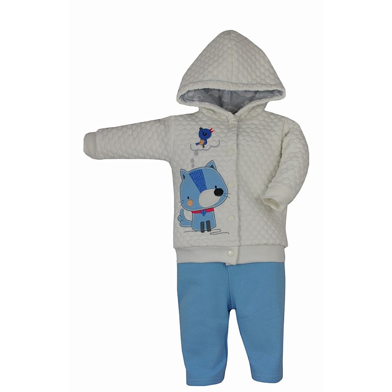 KOALA BABELKI Sport suit 74 size, 05-196, white/blue