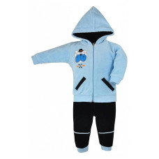 KOALA BRZDAC velor tracksuit size 74 blue 06-430