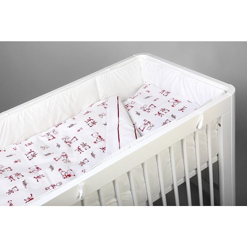 TROLL Bumper for crib 260cm Uni BCT-BMWH26-AS-WH