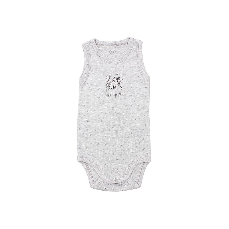 FLAMINGO body without sleeves GOOD NIGHT 624-1020 80.size grey