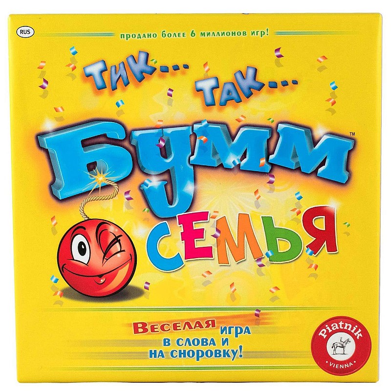 PIATNIK Настольная игра ТикТак Бумм (на русском яз.)