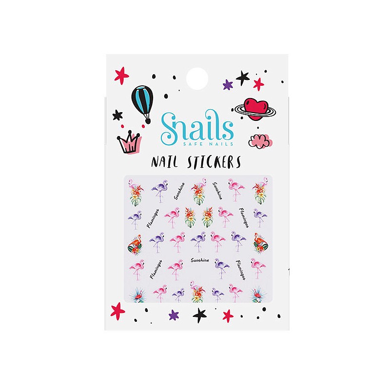 SNAILS Nail stickers Flamingo, 8084