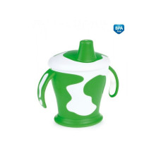 CANPOL BABIES COW drinking spout 9mes + 250ml 31/404 green