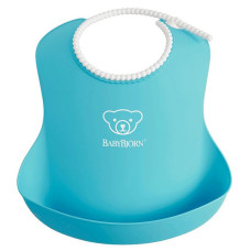 BABYBJORN BIB soft bib 4m+, 046313 TURQUOISE 046313