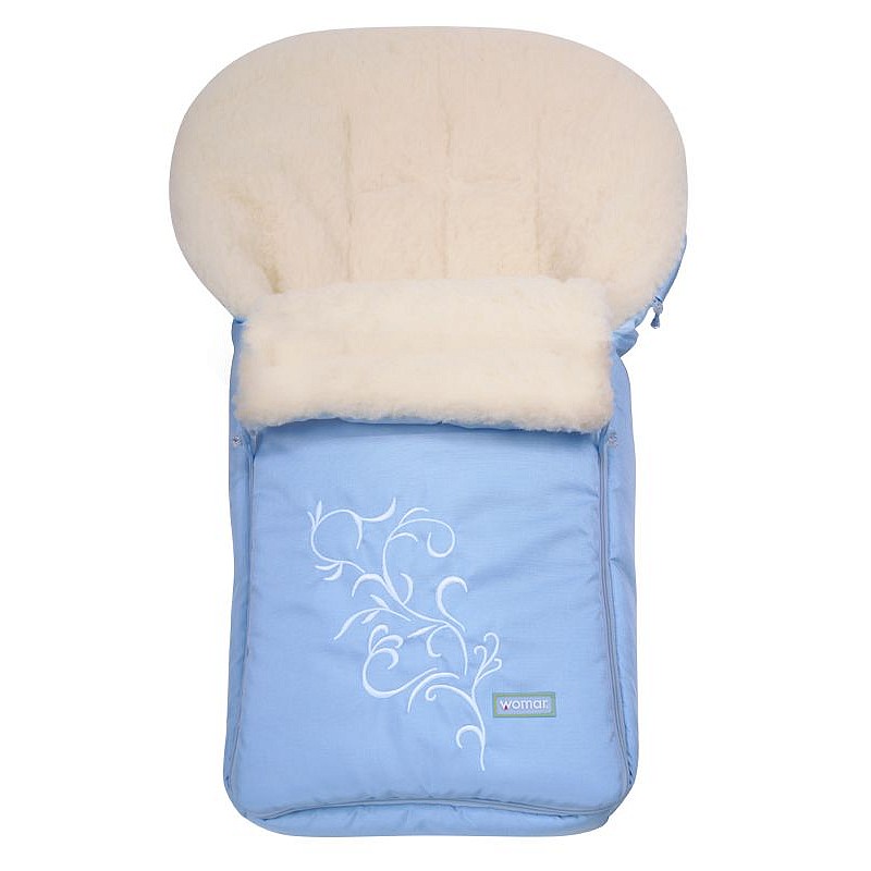 WOMAR Exclusive SIBERIA sleeping bag on the fleece for wheelchairs N28 Blue