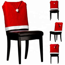 Decoration for chairs - Christmas hat, 6pcs