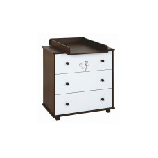 KLUPS SAFARI GIRAFFE chest of drawers, walnut