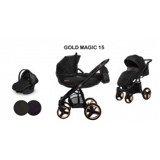 BABYACTIVE MOMMY Gold universal carriage 3in1, Gold Magic 15