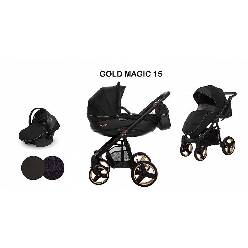 BABYACTIVE MOMMY Gold universal carriage 3in1, Gold Magic 15