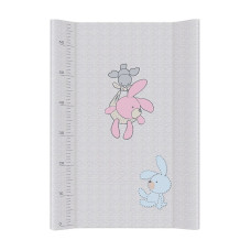 CEBABABY Hard changing mat short 70x50cm Comfort Bunnies grey W-203-068-260