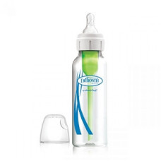 DR.BROWNS Options Plus Glass Feeding Bottle 0m+ 250ml. 1pcs. SB81003-P4