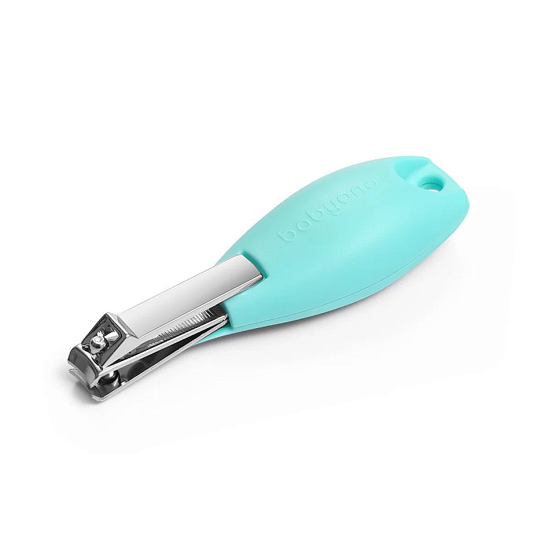 BABYONO Safety clippers with an ergonomic handle 065/02 mint