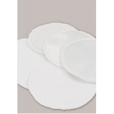 CARRIWELL Washable Breast Pads 6pcs. silk, white 32239 (130)