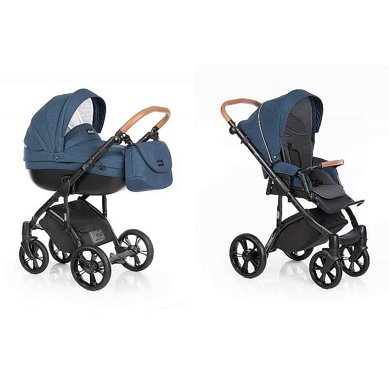 ROAN BASS SOFT Basic Universal 2in1 stroller, Navy Blue