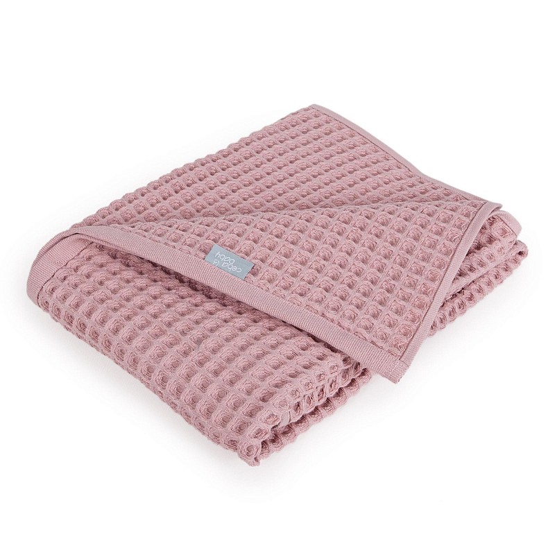 CEBABABY Baby blanket 90x90cm WAFFLE Line Silver Pink W-843-303-130