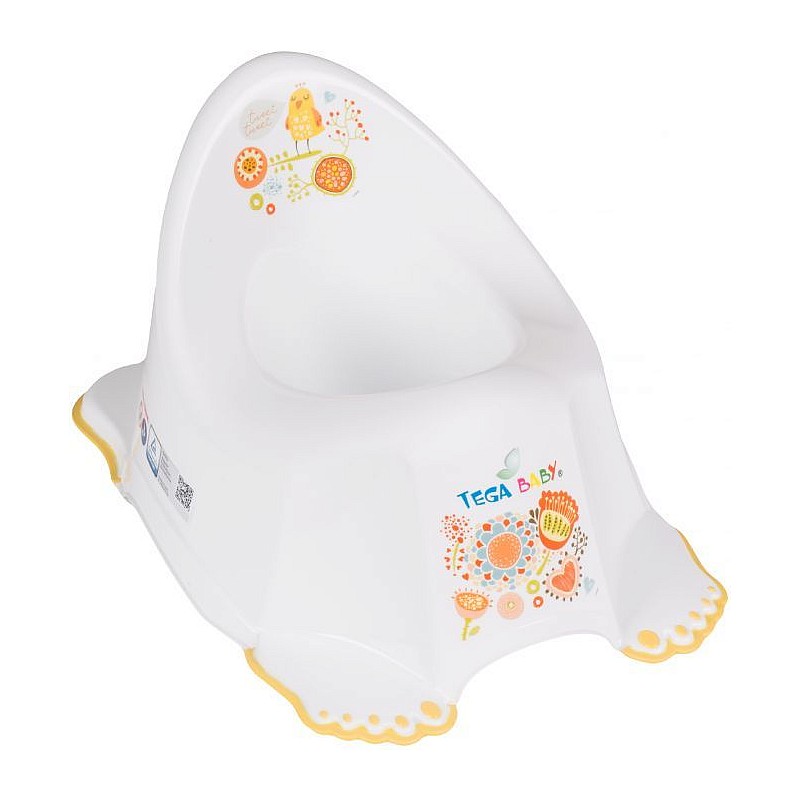 TEGA BABY pot FOLK - white, FL-001