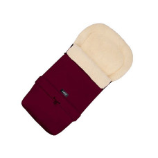 WOMAR ZAFFIRO SLEEP&GROW S20 Sheep wool sleeping bag for stroller, bordo/claret