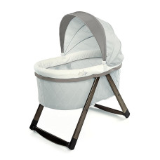 BRIGHT STARTS Ingenuity Foldaway Rocking Wood Bassinet Carrington, 11162