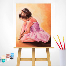 TSVETNOY Painting set by numbers 40x50cm Ballerina baby, MG2055e