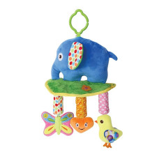 LORELLI Hanging toy with squeaker CAMPANULA - ELEPHANT, 1019123 0003